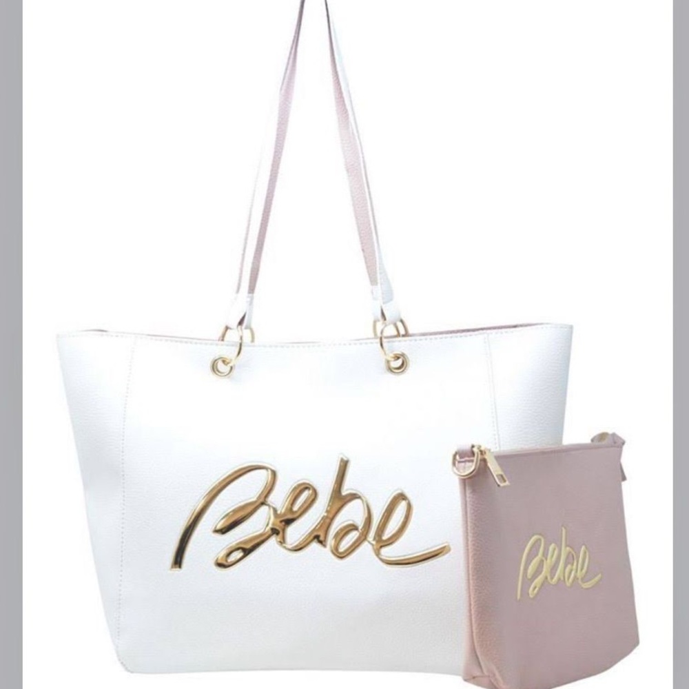 New with tags Bebe tote bag with pouch included